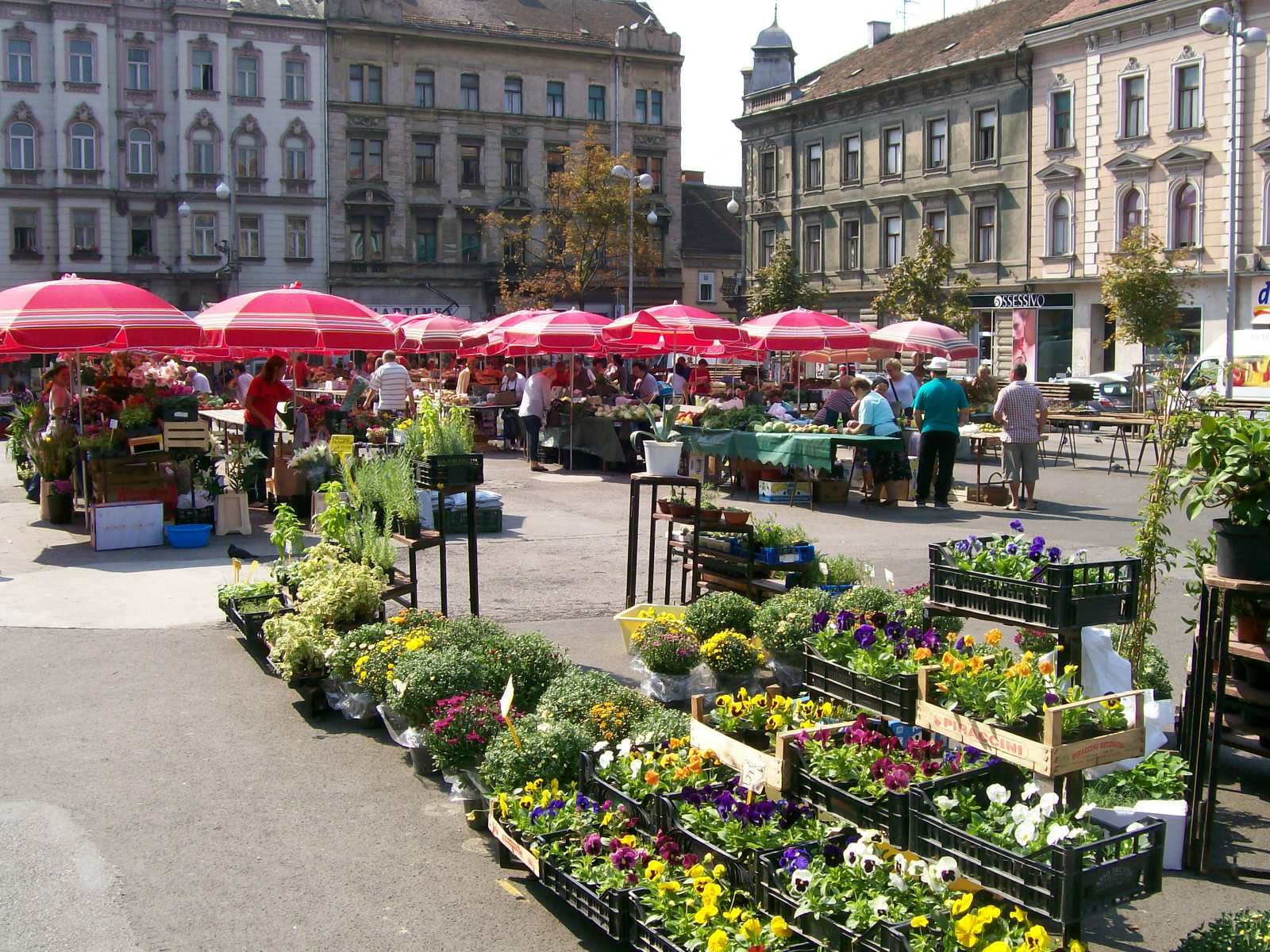 Britanski trg market, Zagreb